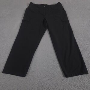 Chico's Zenergy Pants Women 2R US 12R Straight Leg Cargo Stretch Utility Pocket